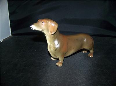 Vintage Dachshund Figurines 3