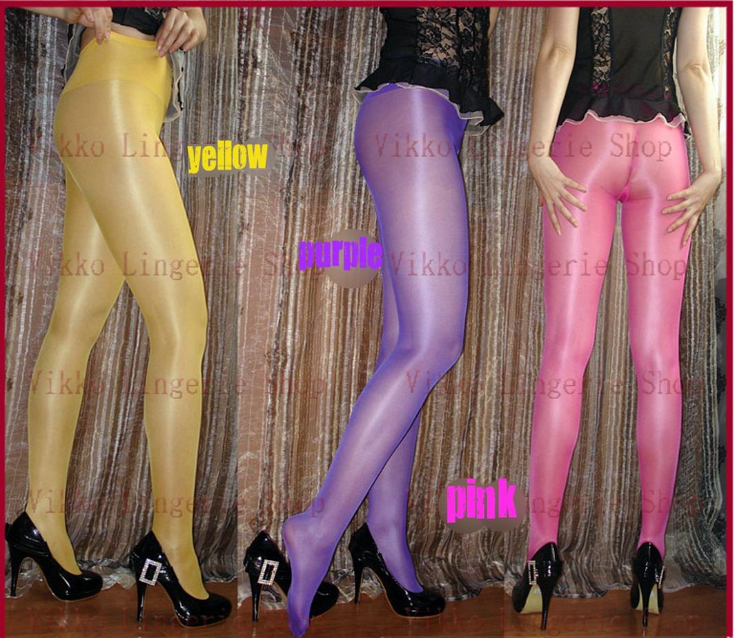 30 DENIER GLOSSY FASHIONABLE COLOURED TIGHTS