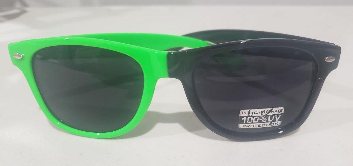 Rubber Sunglasses half/half 100% UV Polycarbonate - Picture 8 of 9