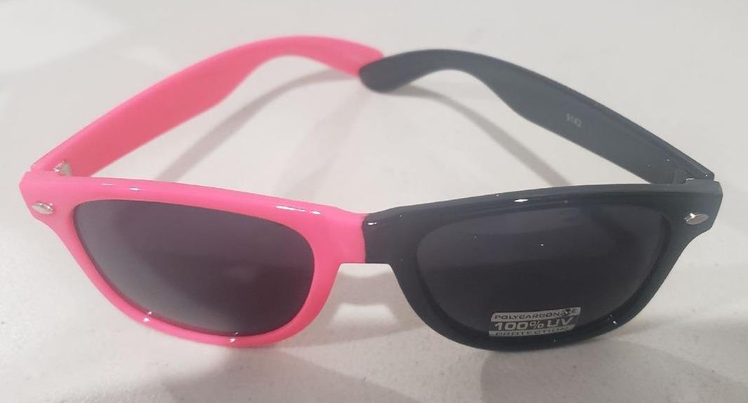 Rubber Sunglasses half/half 100% UV Polycarbonate - Picture 9 of 9