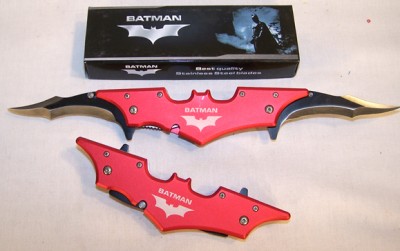 Red Batman Double Bladed Knife The Dark Knight On Popscreen