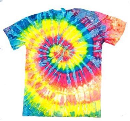 Neon Rainbow Tye Dyed Tee Shirt Unisex Petite | eBay
