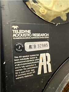 2pcs Acoustic Research AR11B Speakers - Pickup NJ | eBay