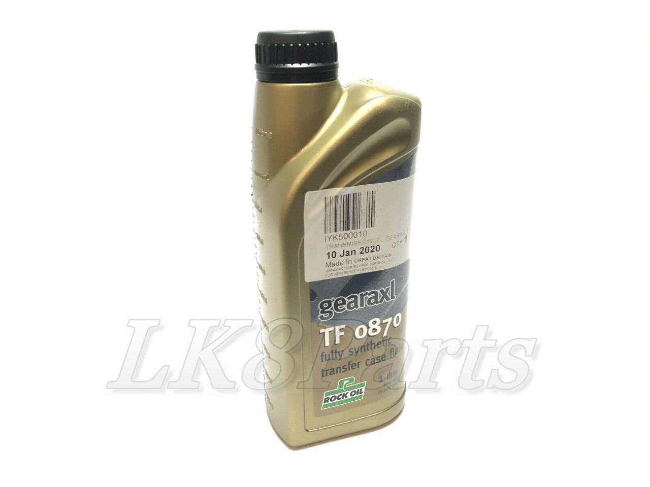 Rock Oil Land Rover TF-0870 Full Synthetic Transfer Case Fluid (1 Liter ...