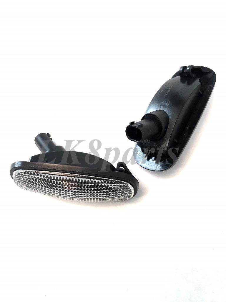 thumbnail image 2 of Allmakes Clear Side Marker Repeater Light Set For Land Rover Defender 2007-2015 2 of 5