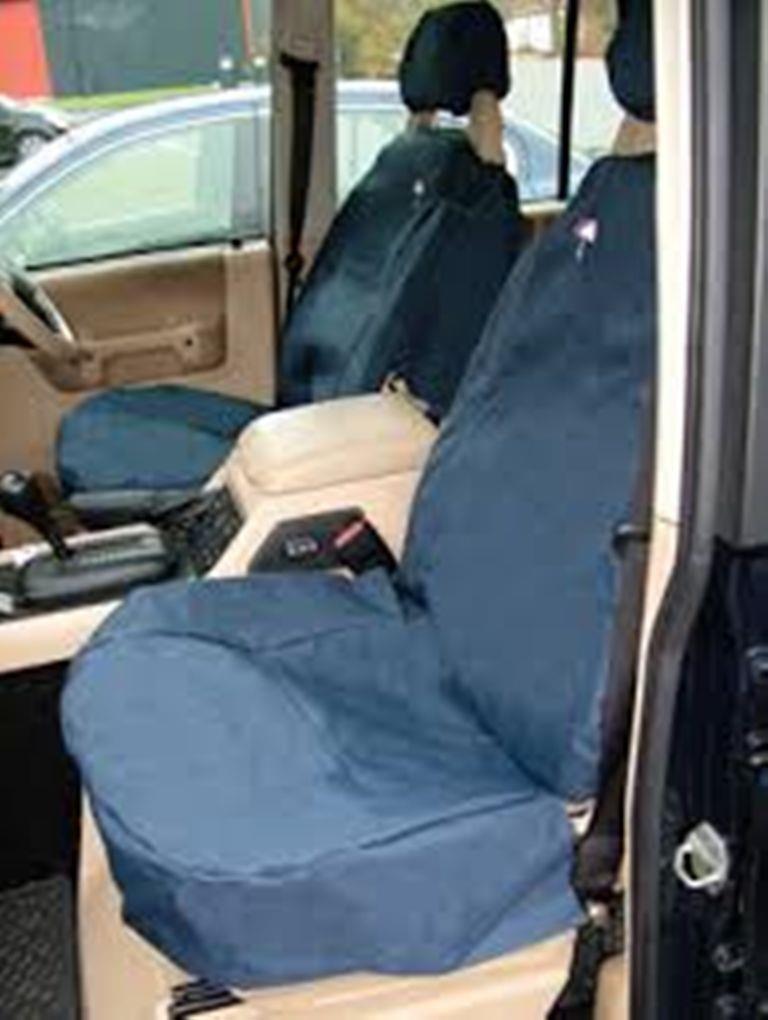 Land Rover Discovery 2 00 04 Blue Waterproof Front Seat Covers Set