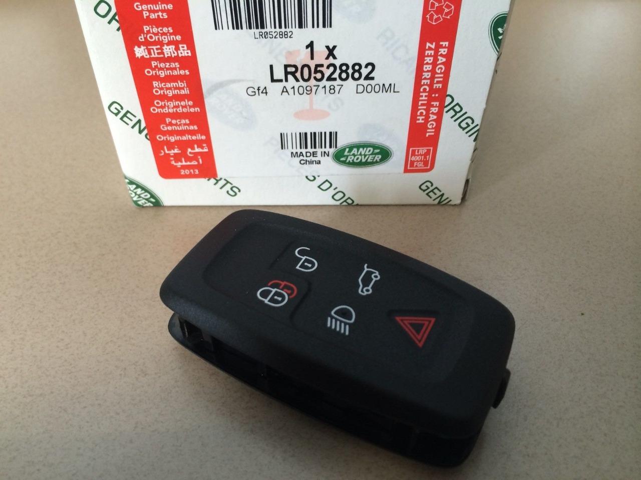 Genuine Land Rover LR4 Smart Key Remote Fob Button Pad Cover Rebuild