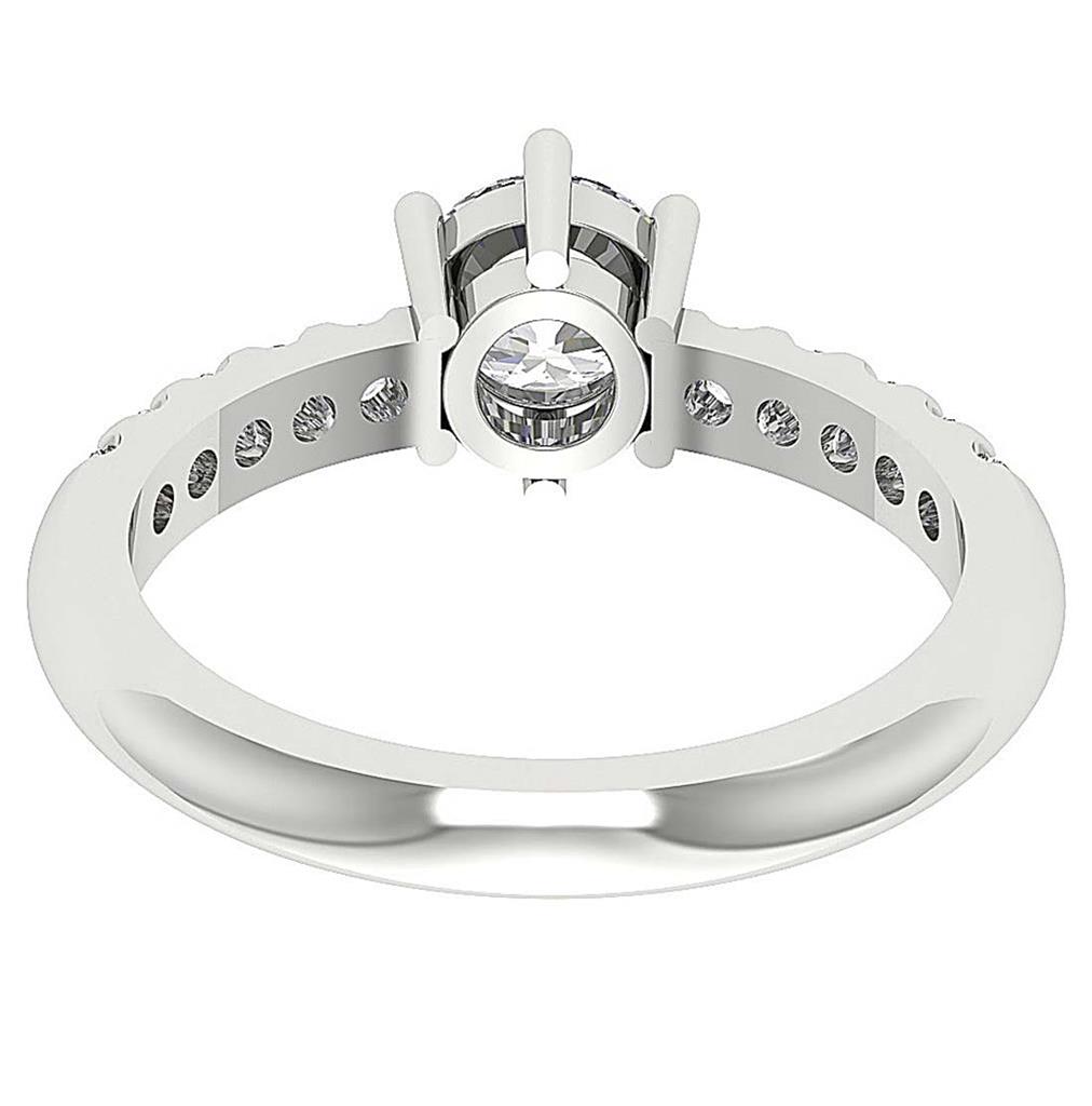 I1 G 1.00Carat Genuine Diamond 6 Prong Set Solitaire Wedding