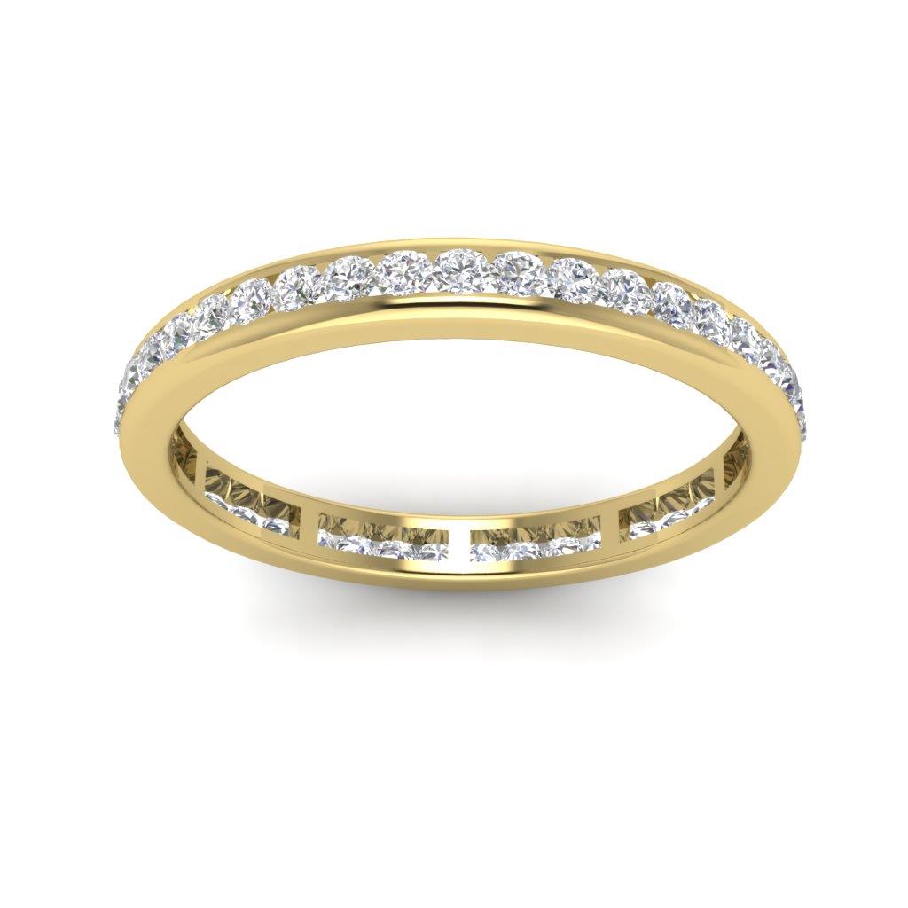 SI1 G 1.02 Carat Eternity Anniversary Natural Diamond Ring ...