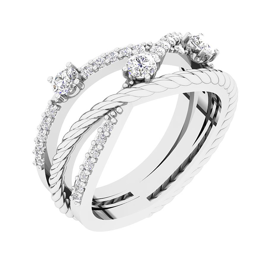 I1 G 0.65Carat Natural Diamond Right Hand Engagement Ring 10K Solid Gold 10.10mm - Picture 12 of 13