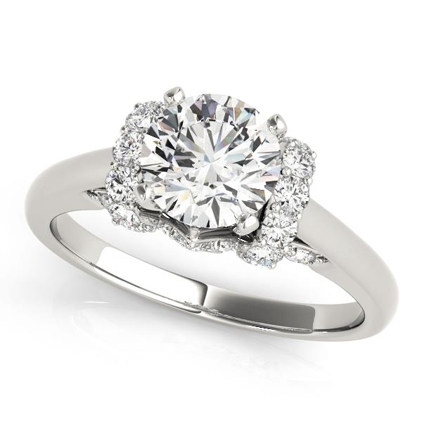 Lab Grown Diamond VS F 1.35 Ct Solitaire Plus Round Cut Engagement Ring 14K Gold
