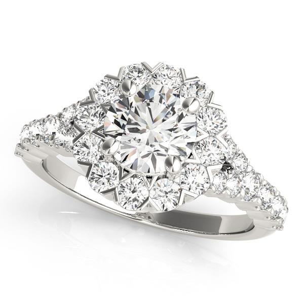 Designer Solitaire Engagement Ring 14K Solid Gold VS F 1.85Ct Lab Grown Diamond