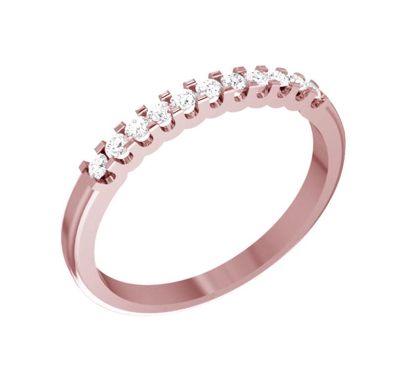 SI1 G 0.25 Ct Real Diamond Anniversary Wedding Ring Band ...