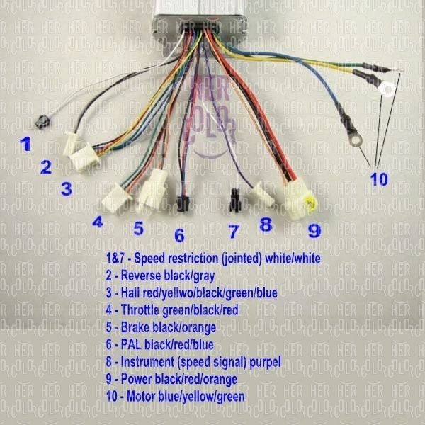 48V 750W brushless motor controller for Electric bicycle ... bicycle motor wiring diagram 