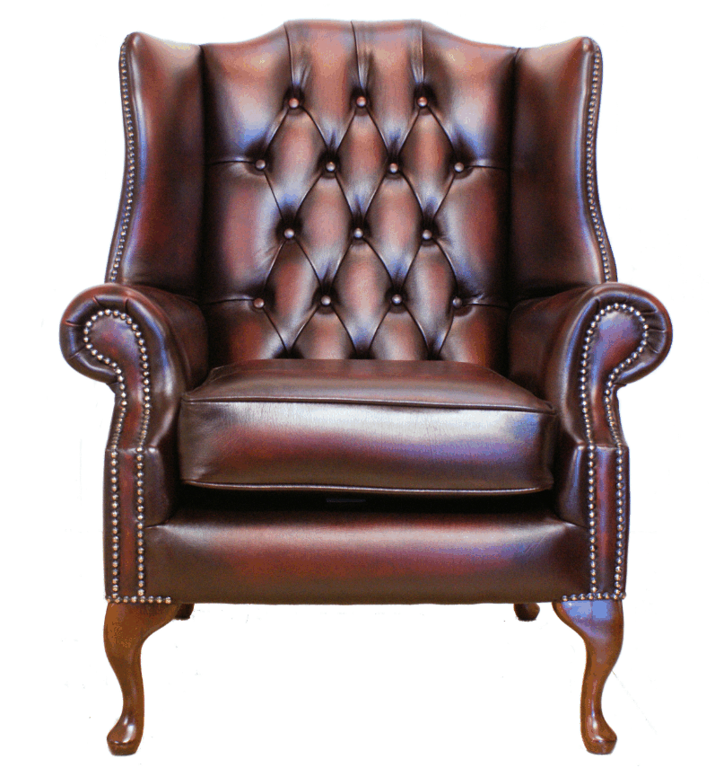 Chesterfield Mallory High Back Queen Anne Wing Chair ...
