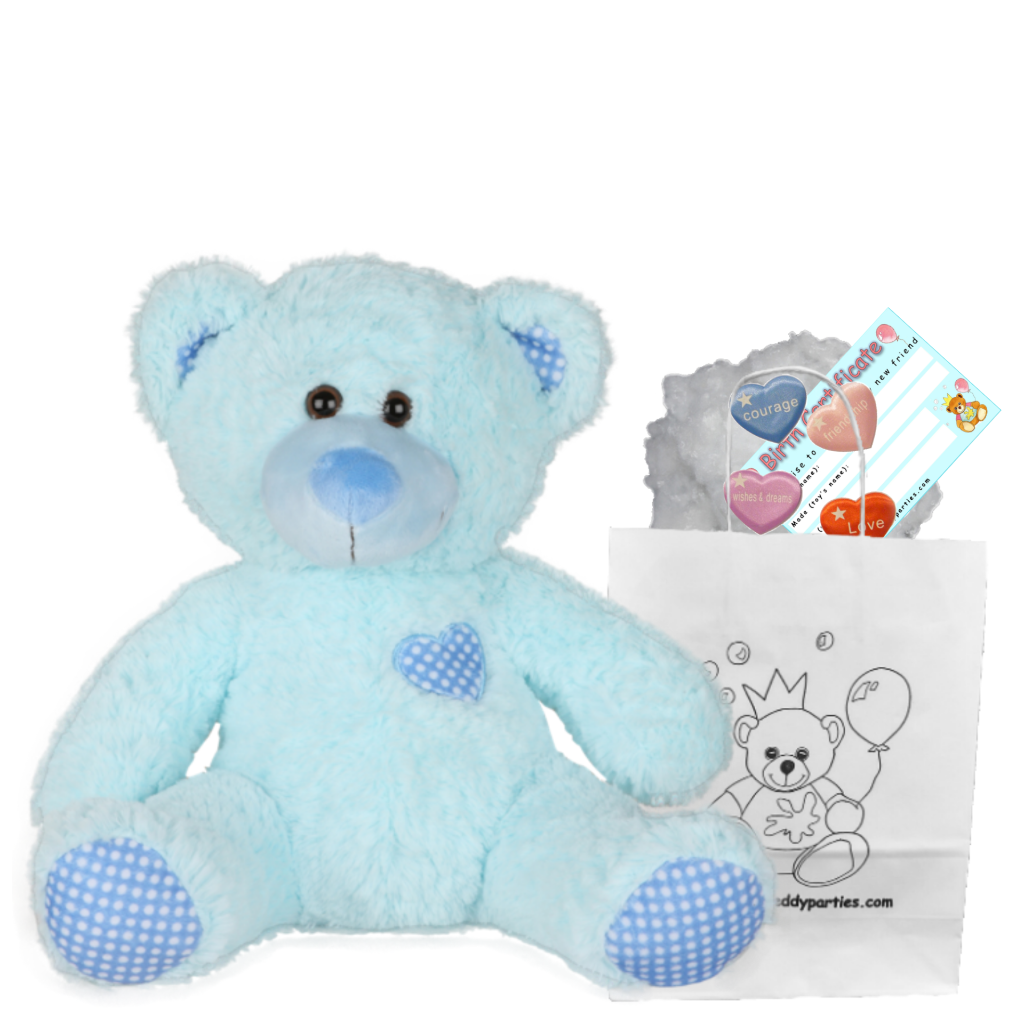construir un oso de peluche - KIT DE FIESTA PARA HACER OSITOS DE PELUCHE - 25 cm/10" - regalo o fiesta - Imagen 7 de 13