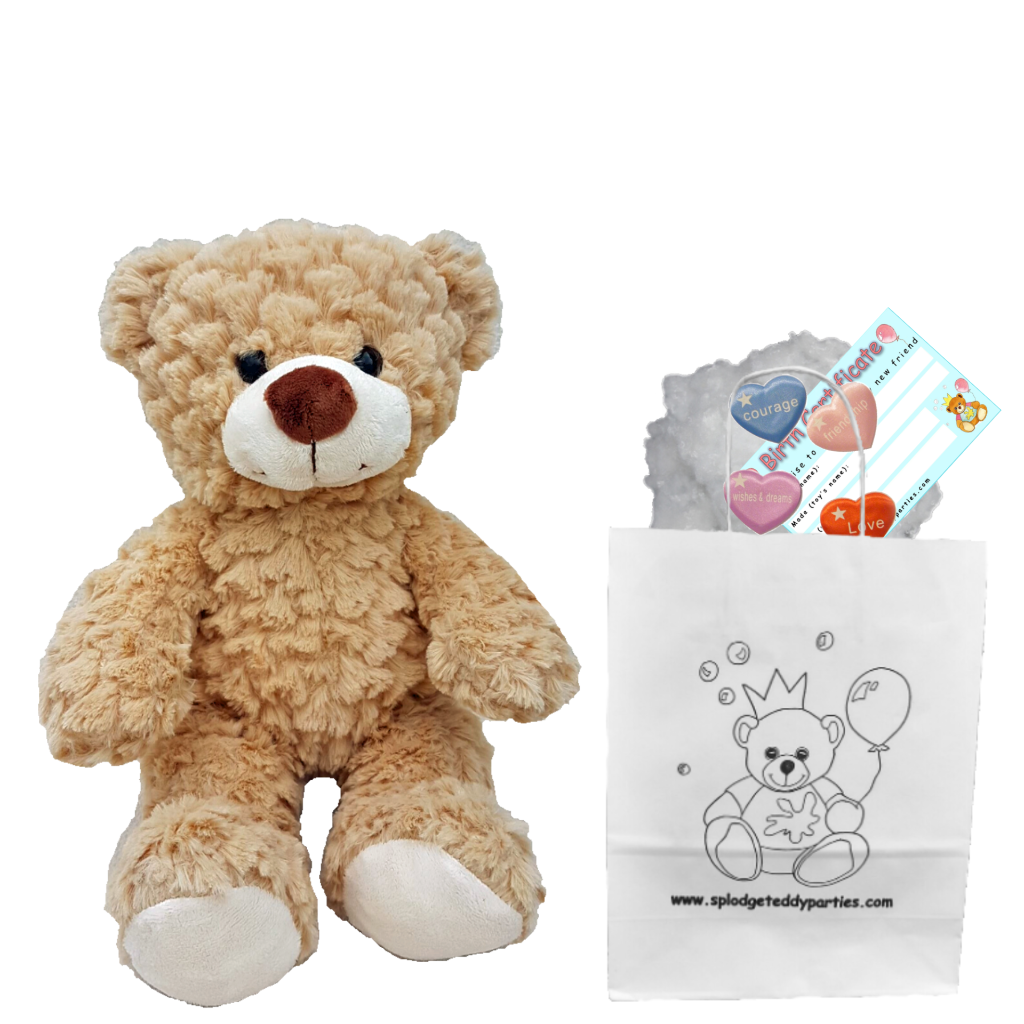 construir un oso de peluche - KIT DE FIESTA PARA HACER OSITOS DE PELUCHE - 25 cm/10" - regalo o fiesta - Imagen 11 de 13