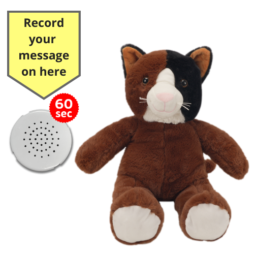 Baby Heartbeat Teddy Animal with Gift Box - Record a Message in a Bear- 25cm/10" - Picture 17 of 26
