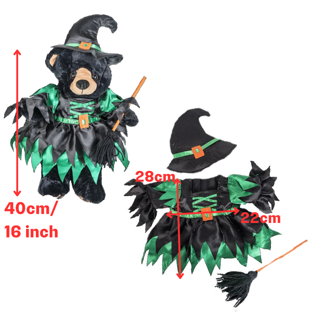TEDDY BEAR CLOTHES - HALLOWEEN monster pumpkin - 16"/40cm BUILD a TEDDY BEAR - Picture 3 of 12