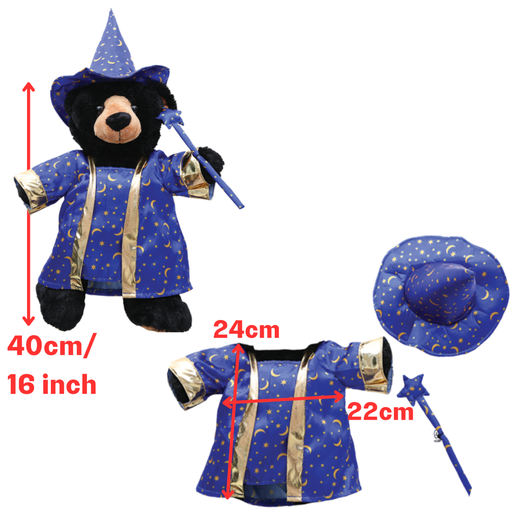 TEDDY BEAR CLOTHES - HALLOWEEN monster pumpkin - 16"/40cm BUILD a TEDDY BEAR - Picture 4 of 12