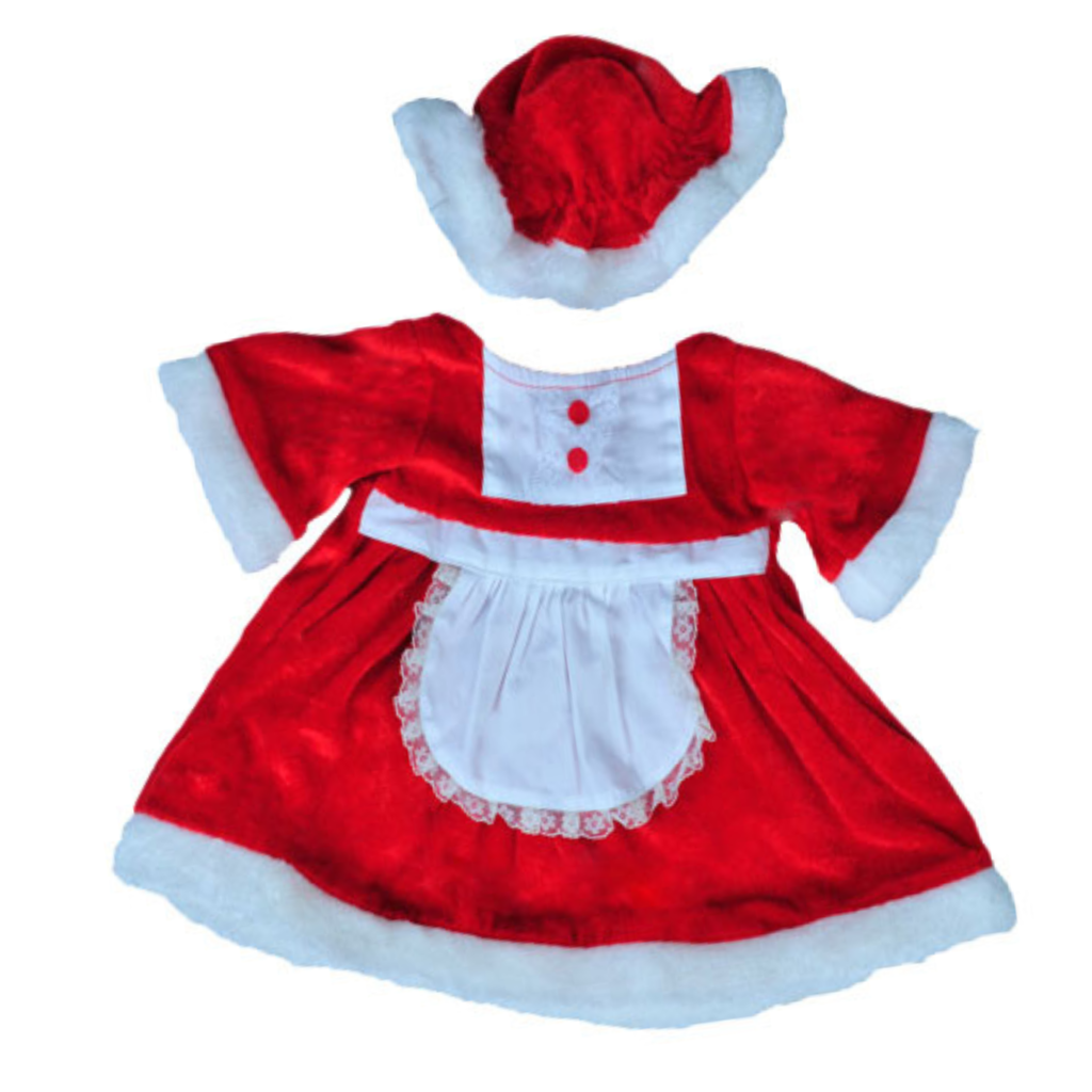 TEDDYBÄR KLEIDUNG - WEIHNACHTEN Elfe Weihnachtsmann Engel Kleid - 16"/40cm BUILD A TEDDY BEAR - Bild 8 von 13