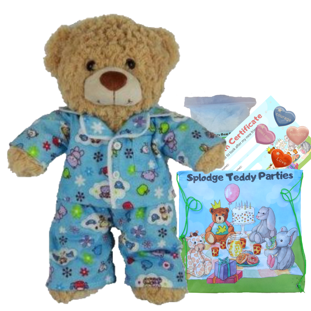 DIY TEDDY BEAR KIT no sew - BUILD a TOFFEE the BEAR with outfit - Size: 16"/40cm - Picture 11 of 19