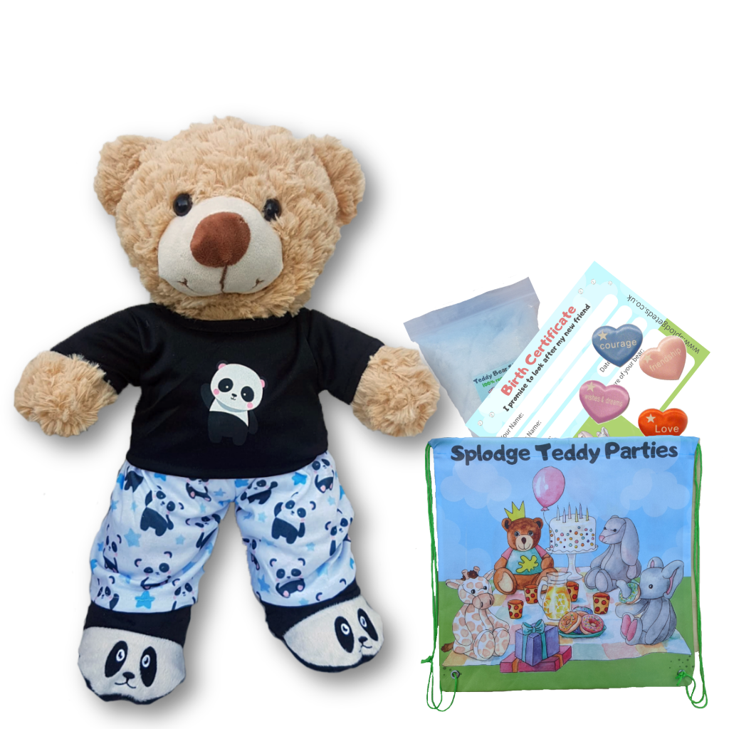 DIY TEDDY BEAR KIT no sew - BUILD a TOFFEE the BEAR with outfit - Size: 16"/40cm - Picture 12 of 19