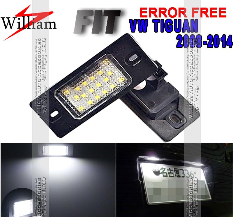 tiguan number plate bulb