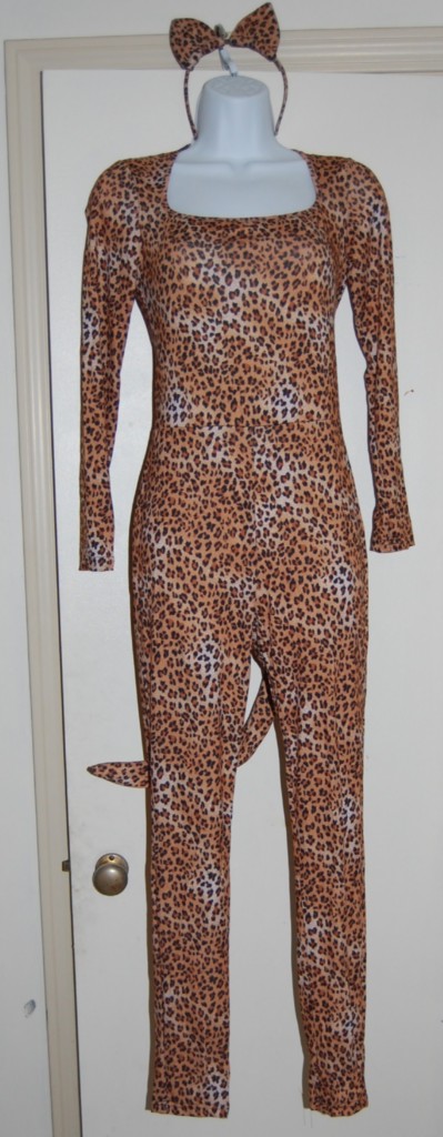 Cougar Cat Catsuit Sexy Halloween Costume One Size | eBay