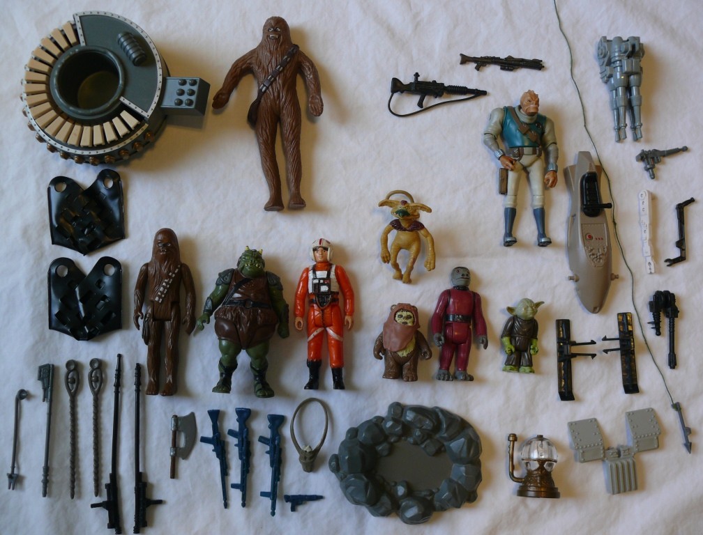 vintage star wars weapons