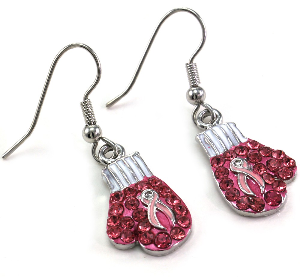 Pink Breast Cancer Awareness Battle Fighting Boxing Gloves ...