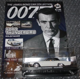 JAMES BOND CAR COLLECTION 007 CAR AND MAGAZINE FORD THUNDERBIRD #42 | eBay