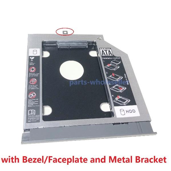 2nd HDD SSD Hard Drive Tray Caddy for Lenovo ideapad 320 330 520 with