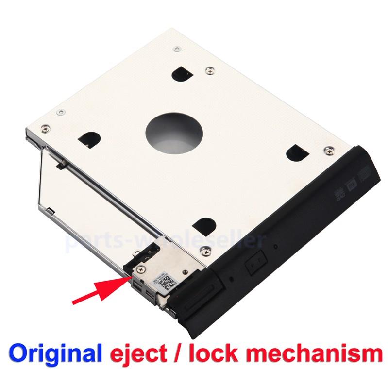 2nd HDD SSD Caddy Adapter for Dell Latitude E6420 E6520 E6320 E6430