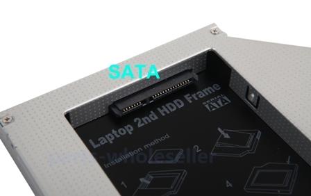 Universal&nbsp;2nd&nbsp;12.7mm IDE-SATA&nbsp;Hard Drive Optical&nbsp;bay Caddy Adapter -3