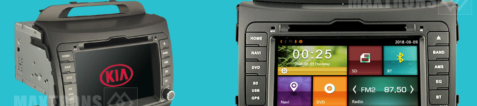 7 inch Car DVD Player GPS Navigation For KIA Sportage 2011 2012 2013 2014