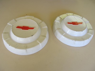 Old Mill Gm >> ORIGINAL CHEVY HUBCAP PAIR 1961-1963 C10 - REMOVED FROM TRUCK IN 1962 ! SM1-3M Old Mill Gm >> ORIGINAL CHEVY HUBCAP PAIR 1961-1963 C10 - REMOVED FROM TRUCK IN 1962 ! SM1-3M