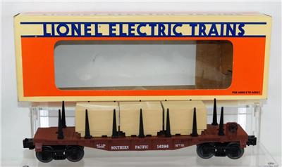 日本初の Lionel Trains stacked w/ Flatcar Pacific Southern 6-16386 鉄道模型