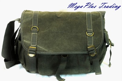 Ahmik Casual Canvas Shoulder Messenger Bag B 3059 Green