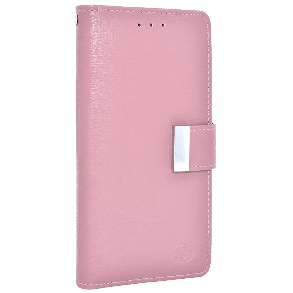 Glass Screen Protector / Double Flap Leather Wallet Case For Mobile
