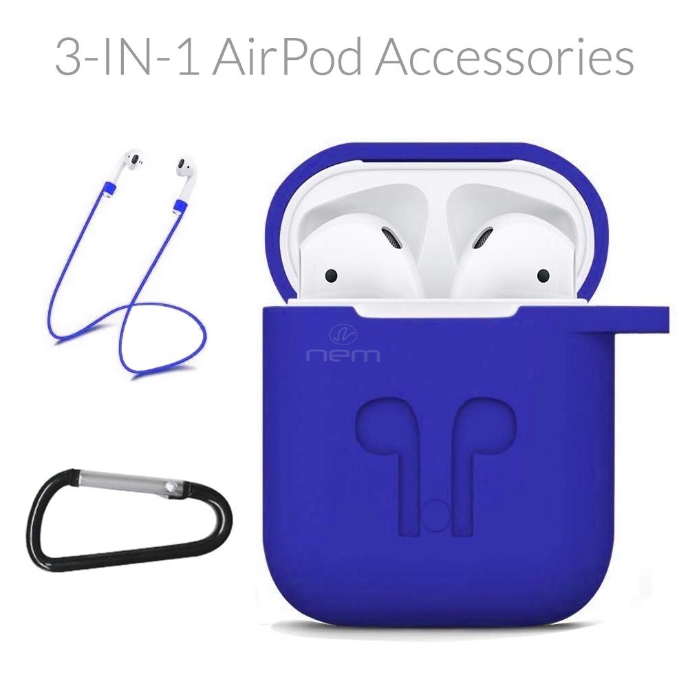new Earpod Silicone Case Cover Protective for Apple Airpods Charging Case Clip - 第 12/15 張圖片