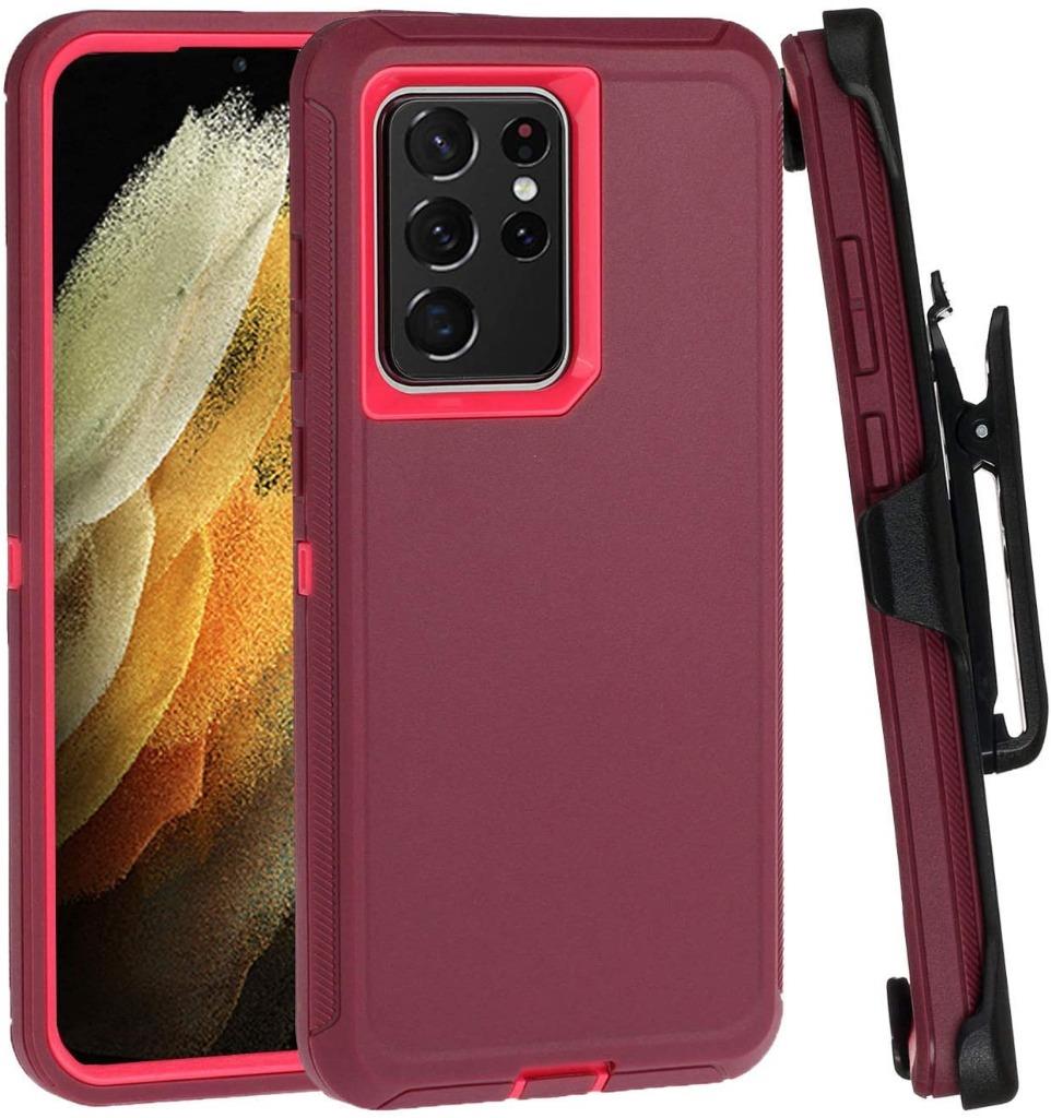 For Samsung Galaxy S21+ Ultra 5G Shockproof Cover Holster Case fit Otterbox Clip - 第 19/23 張圖片