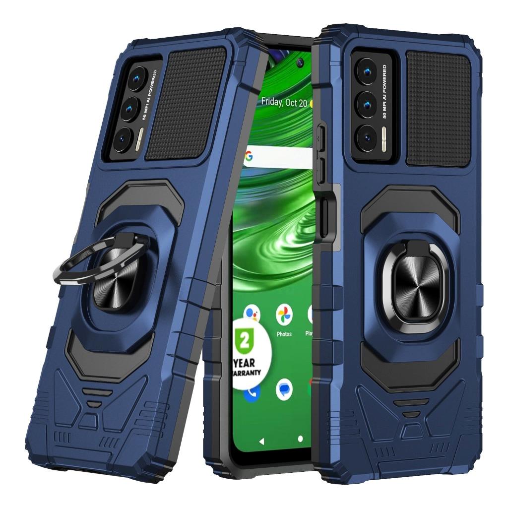 For Cricket Outlast / AT&T Jetmore Case Armor Ring Magnetic Hard Stand Hybrid - Picture 11 of 13