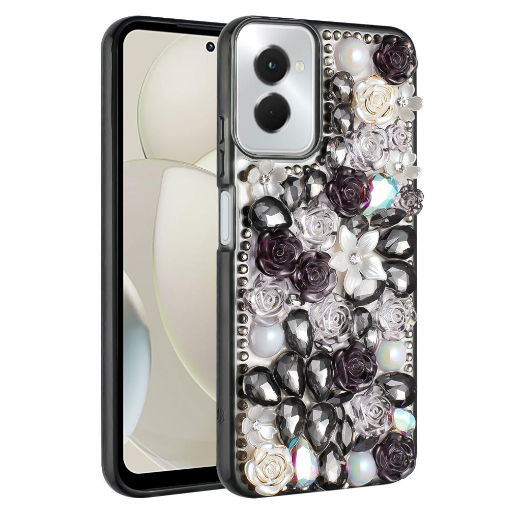 Lujo 3D Ostentoso Diamante Diamante Estuche Cubierta Para Motorola Moto G Power 5G 2024 - Imagen 11 de 14