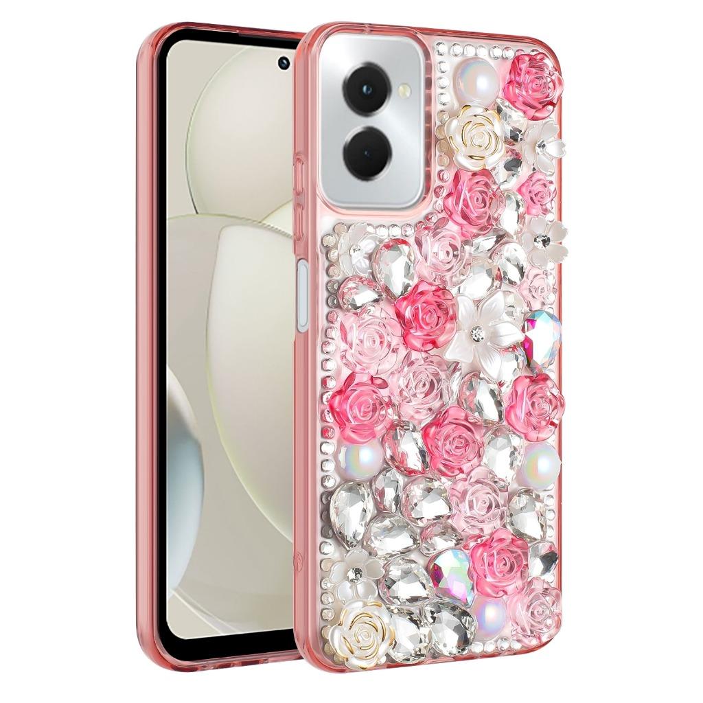 Lujo 3D Ostentoso Diamante Diamante Estuche Cubierta Para Motorola Moto G Power 5G 2024 - Imagen 13 de 14