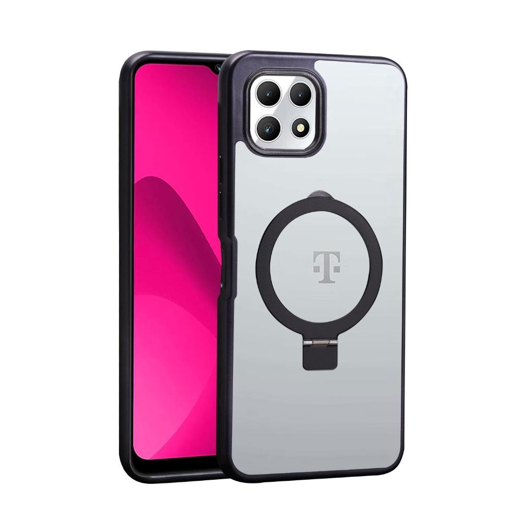 Funda rígida mate con soporte de anillo mate a prueba de golpes para PC para T-Mobile Revvl 7/7 Pro 5G - Imagen 8 de 11