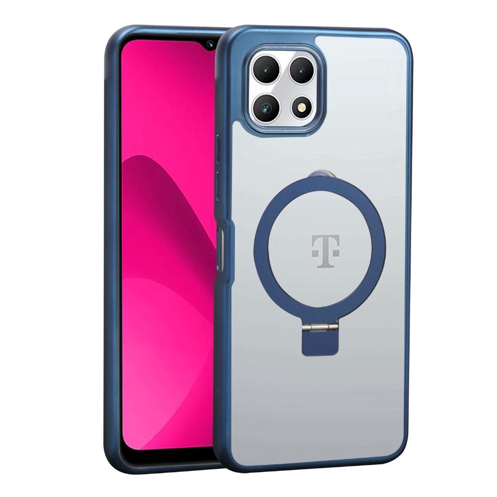 Funda rígida mate con soporte de anillo mate a prueba de golpes para PC para T-Mobile Revvl 7/7 Pro 5G - Imagen 9 de 11