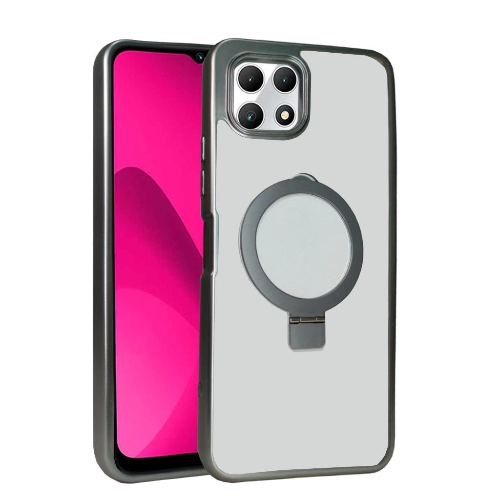Funda rígida mate con soporte de anillo mate a prueba de golpes para PC para T-Mobile Revvl 7/7 Pro 5G - Imagen 10 de 11