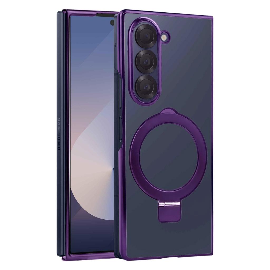For Samsung Galaxy Z Fold 6 Mag Safe Magnetic Ring Holder Kickstand Case Cover-image