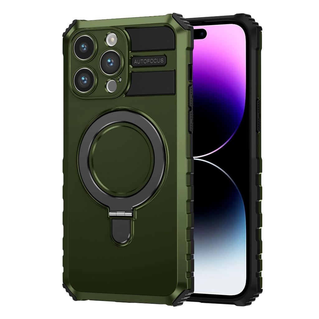 Funda MagSafe para iPhone 16 Pro Max Plus + Cubierta con soporte magnético resistente blindado - Imagen 23 de 25